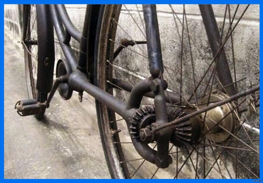 Велосипед с вальным приводом