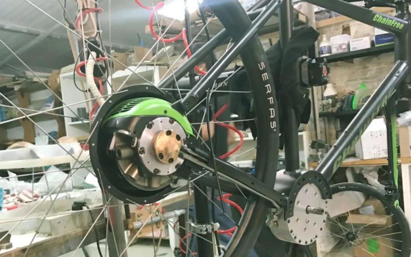 Гидравлическая трансмиссия велосипеда