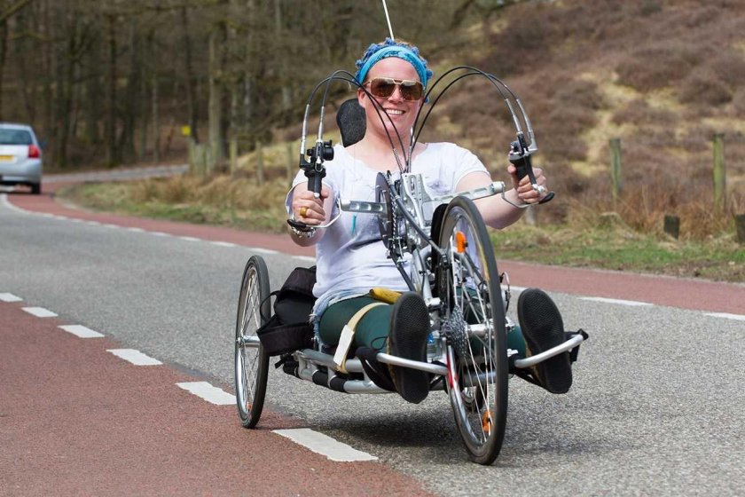 Велосипед с ручным приводом