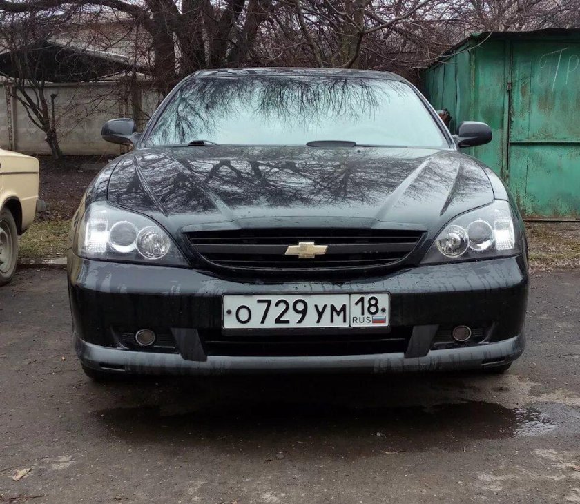 Реснички на Шевроле Эванда