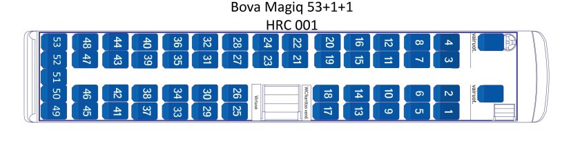 Мерседес 49 мест схема