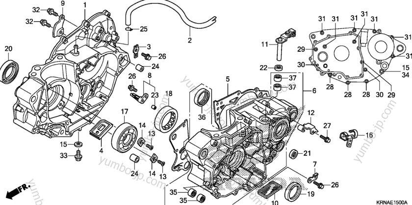 Картер двигателя o.s. engines Crankcase 30vg