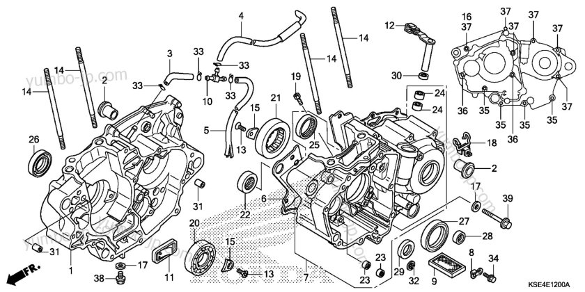 Двигатель Хонда мопеда устройство