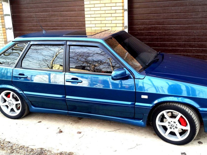 Лада 2114 синяя