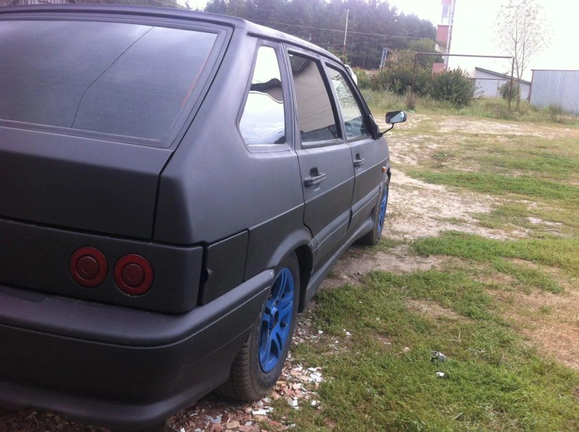 ВАЗ 2114 черная матовая