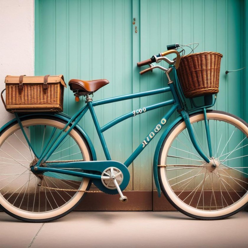 Велосипед с корзинкой