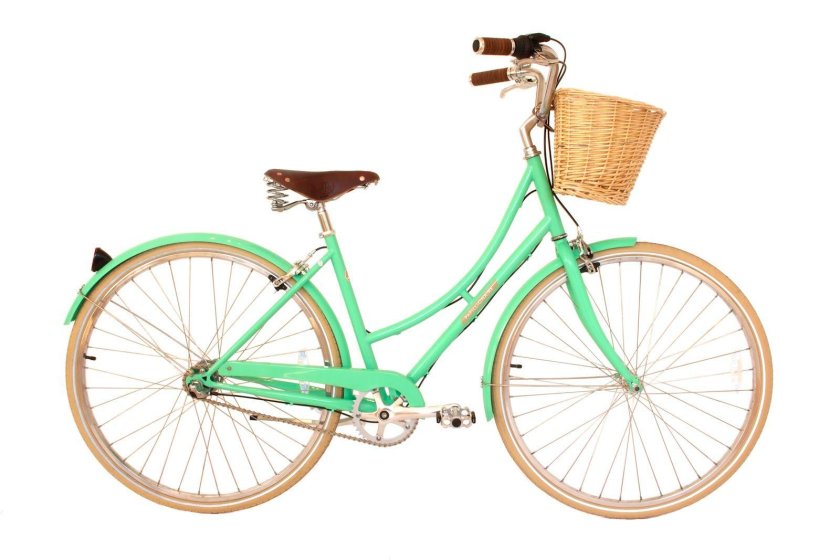 Коричневый велосипед