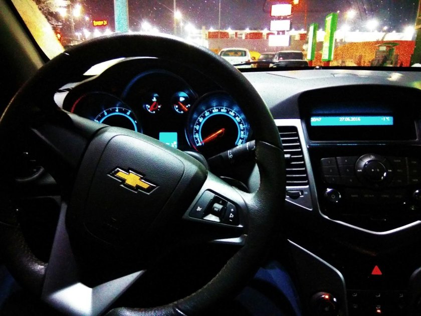 За рулем Шевроле Круз