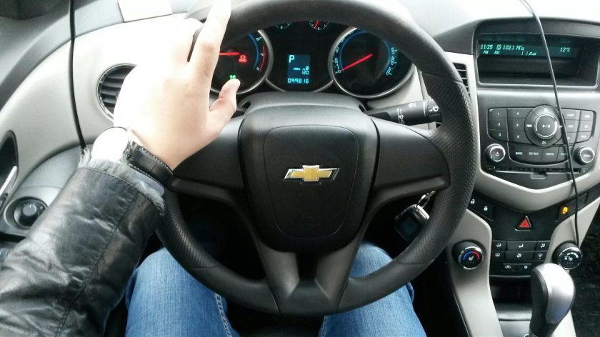 За рулем Шевроле Круз