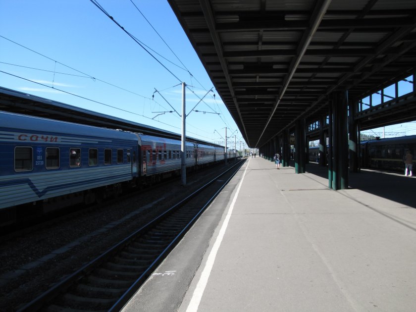 Ладожский вокзал перрон