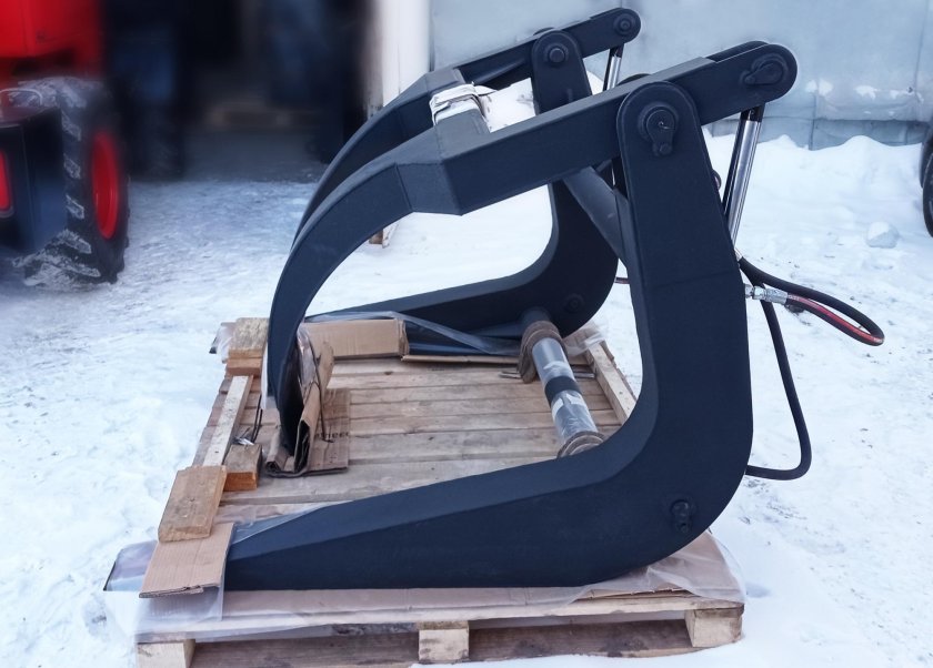 Лесозахват на zl50