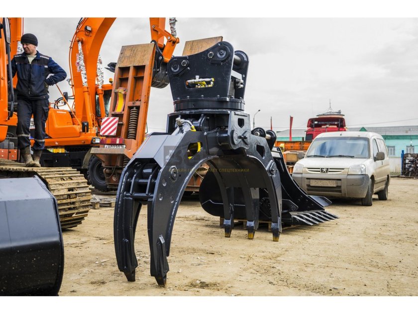 Грейферный захват для леса