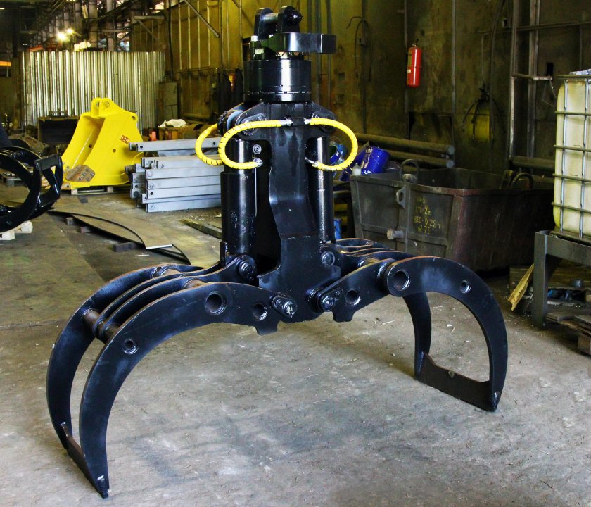 Грейферный захват для леса