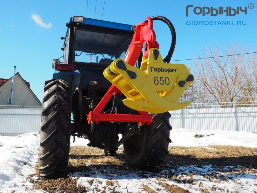 Горыныч 800 захват трелевочный