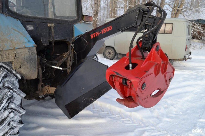 Захват для трелевки леса на МТЗ 82