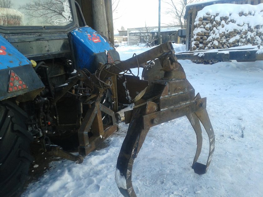 Лесной захват на МТЗ 82