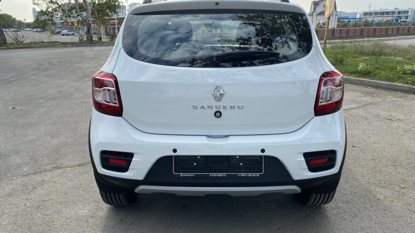 Сандеро вид сзади