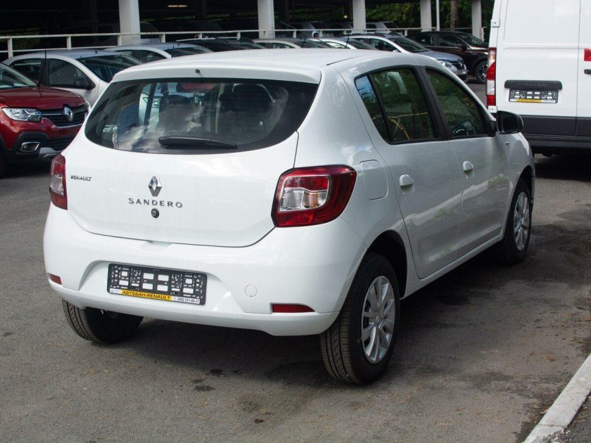 Рено Сандеро белый