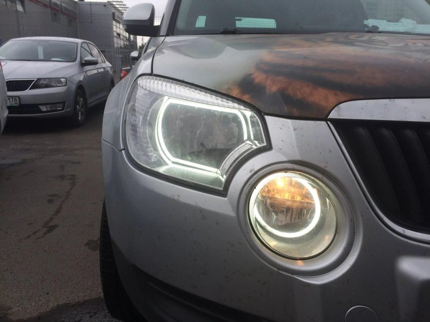 Skoda Yeti led фары