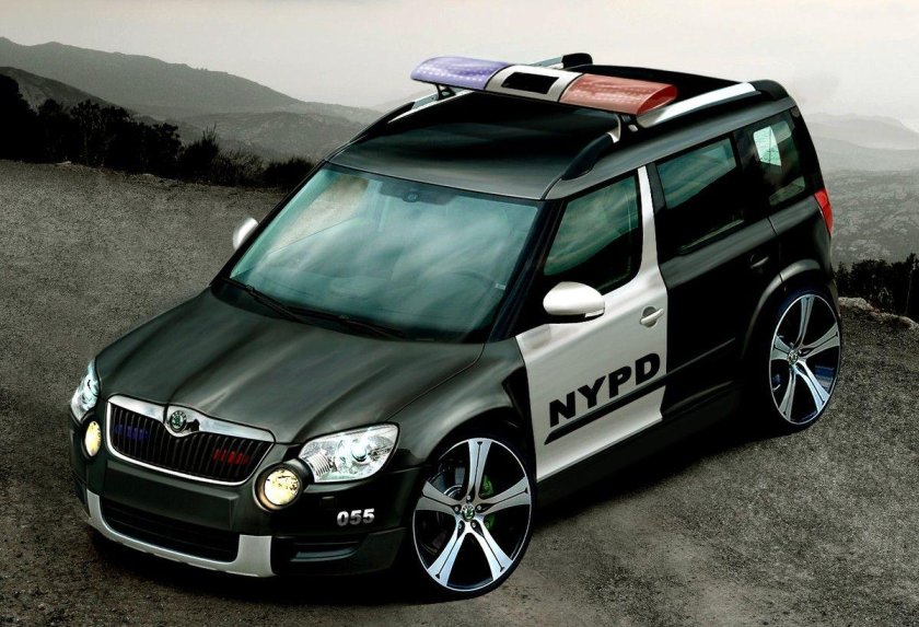 Тюнингованная Шкода Йети