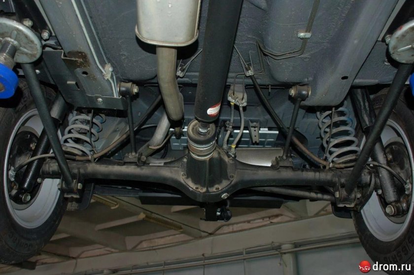 Нива 21214 снизу