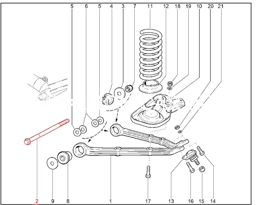 Нижний рычаг передней подвески Нива Шевроле