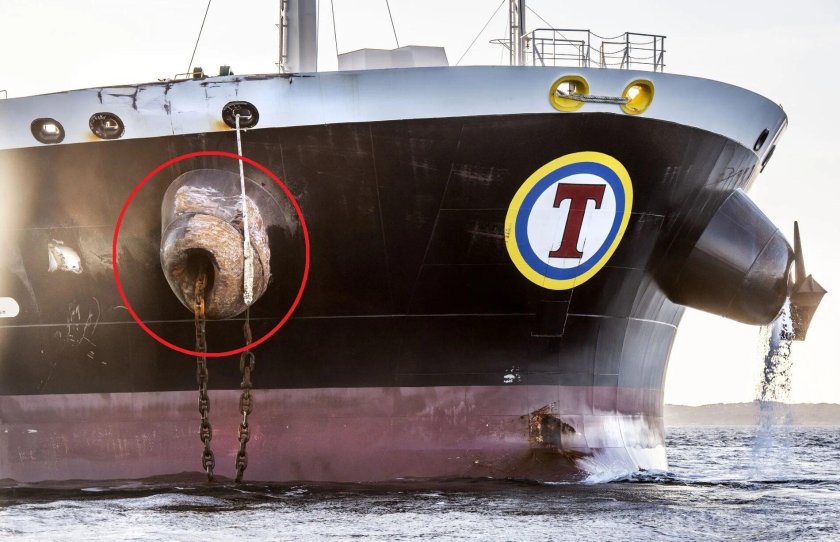 Якорь супертанкера