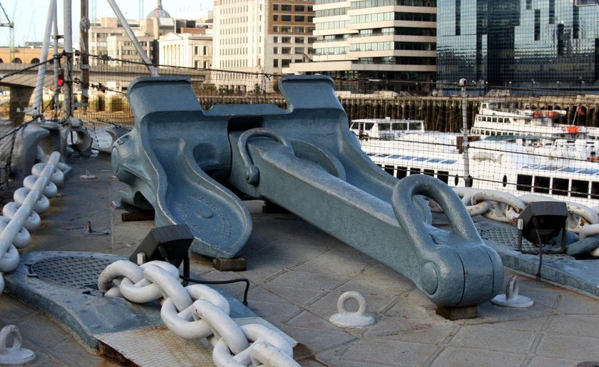 Клюз для якорной цепи