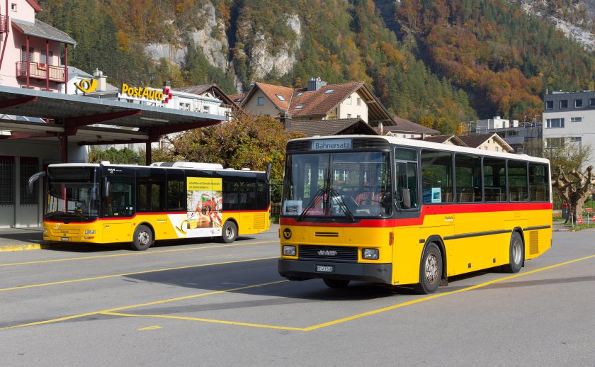 Автобусы в Швейцарии