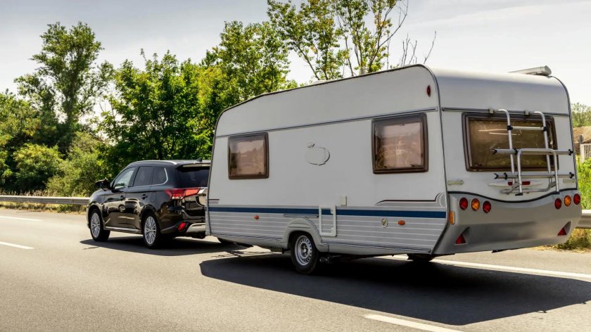 Дом на колесах в городе
