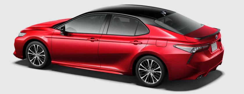 Камри 70 красная