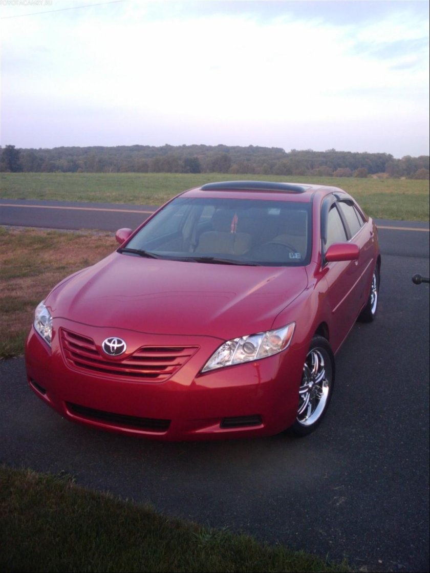 Тойота Камри 40 кузов красная