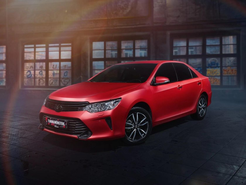 Тойота 55 Камри красная