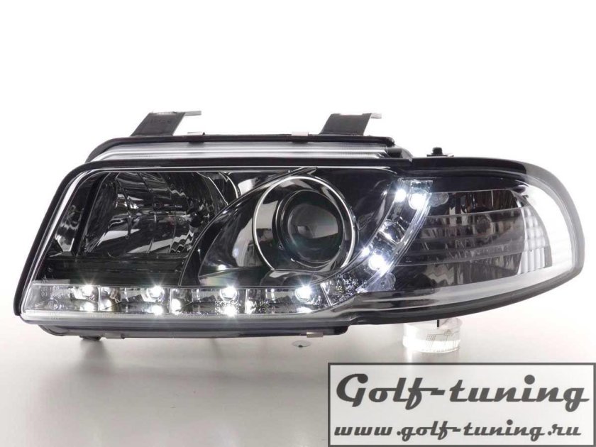 Фары Ауди а4 б6 Devil Eyes