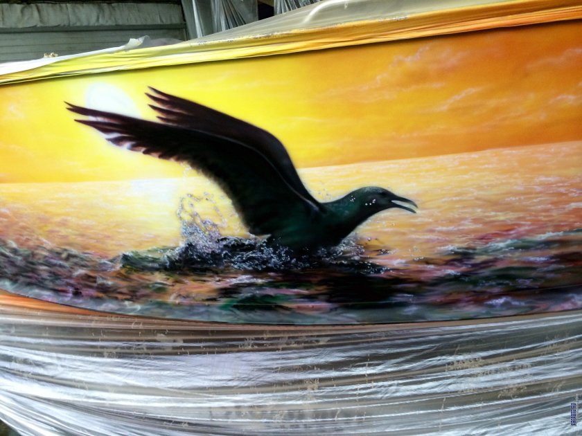 Аэрография на автомобиле