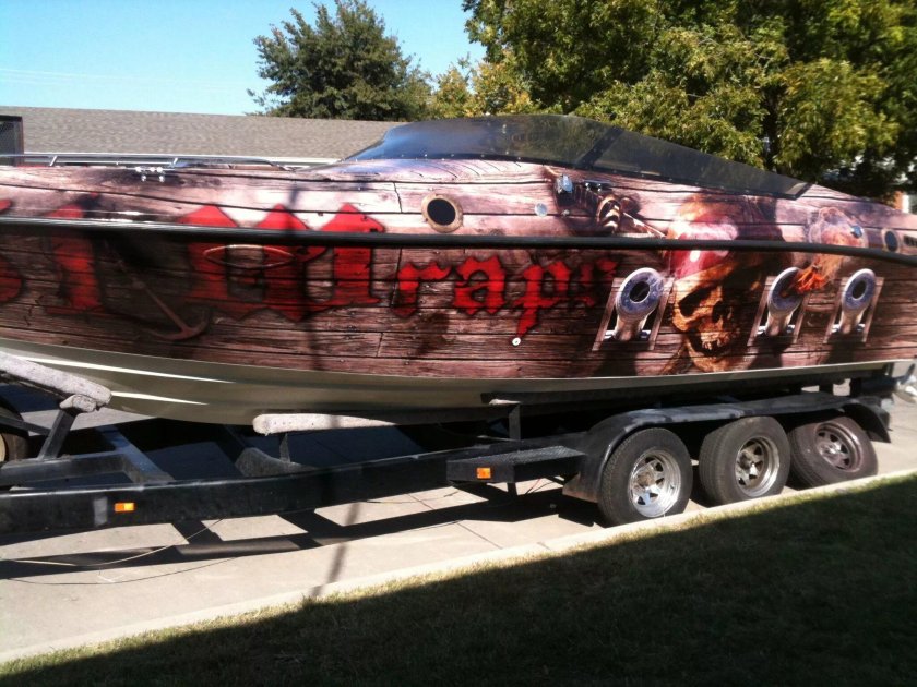 Аэрография на катер