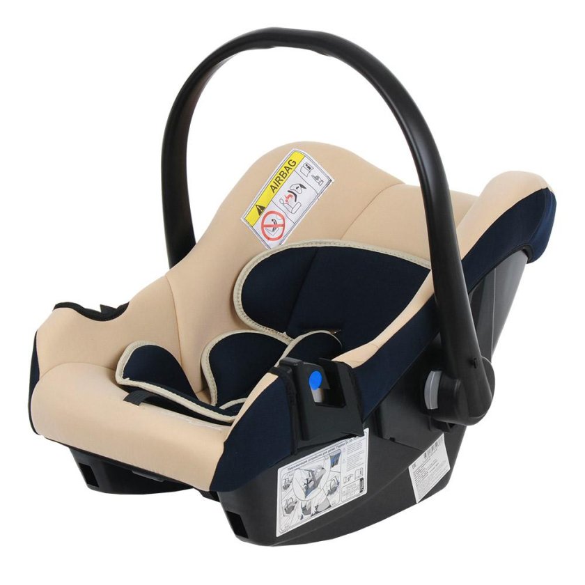 Автокресло группы 0+ (0–13кг) bambola Nautilus серый, черный