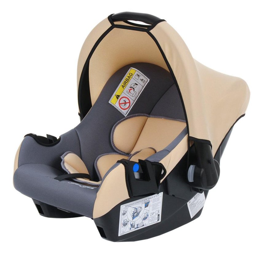 Автокресло группы 0+ (0–13кг) bambola Nautilus серый, черный