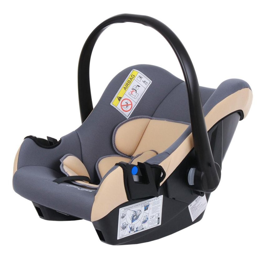 Автокресло группы 0+ (0–13кг) bambola Nautilus серый, черный