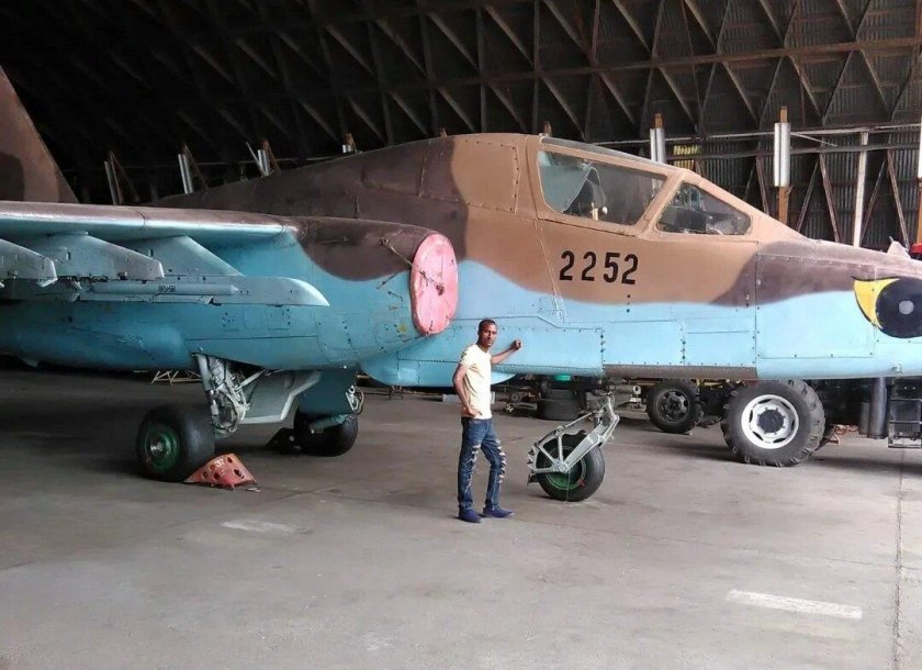 Су-25т ВВС Эфиопии