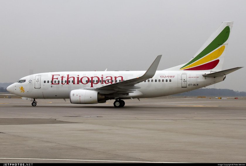 Эфиопские авиалинии Боинг 737