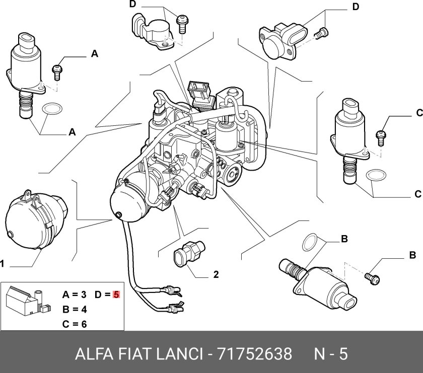 Датчик выбора передач Фиат Панда