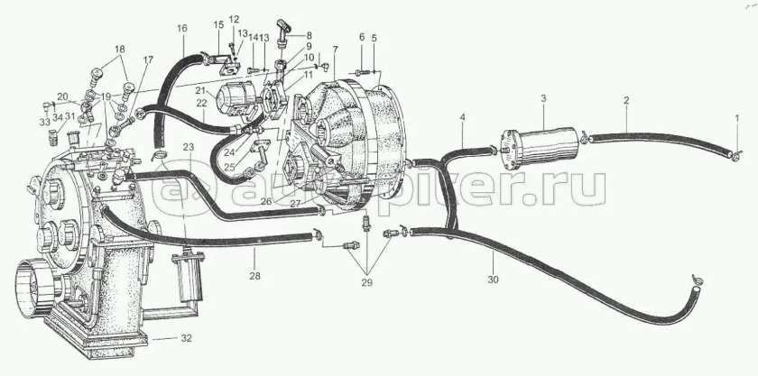 Система охлаждения на погрузчик lw300f