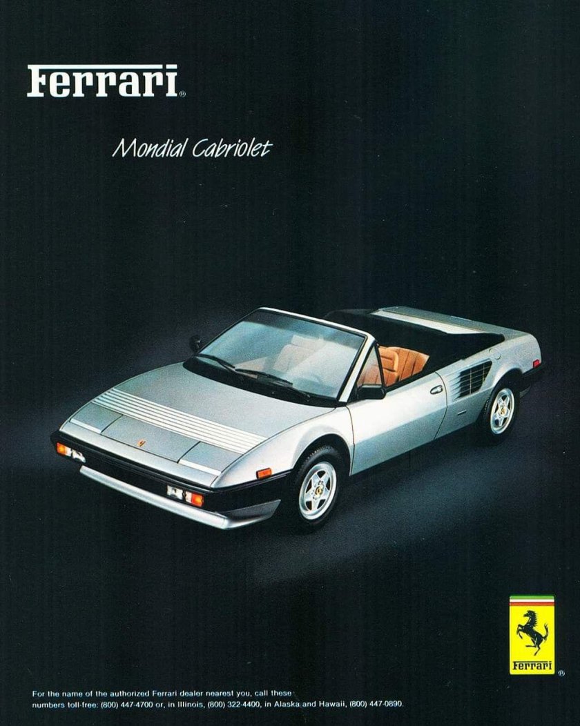 Ferrari mondial cabriolet (1983–1989 г.)
