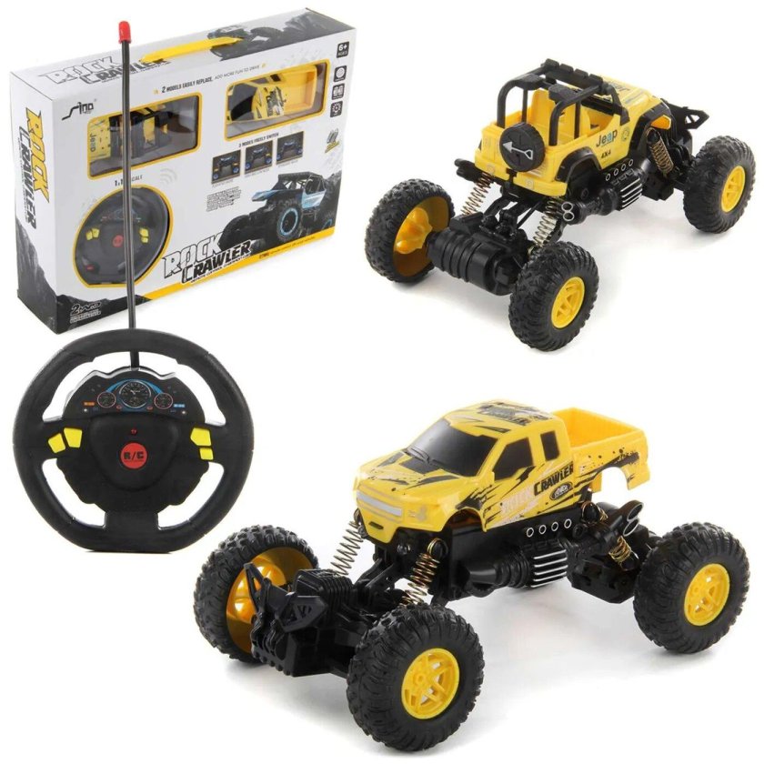 Машинка на пульте управления со сменными колесами