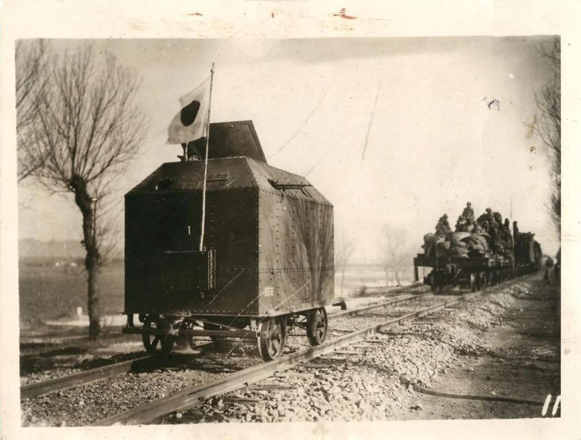 Бронедрезина 1 мировой войны