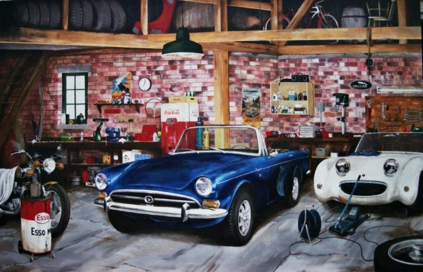 Картины в гараж