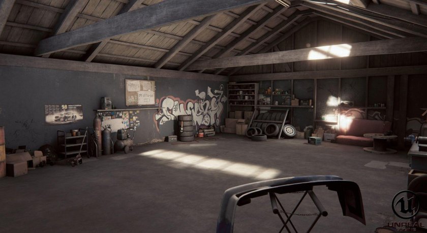 Гараж старый