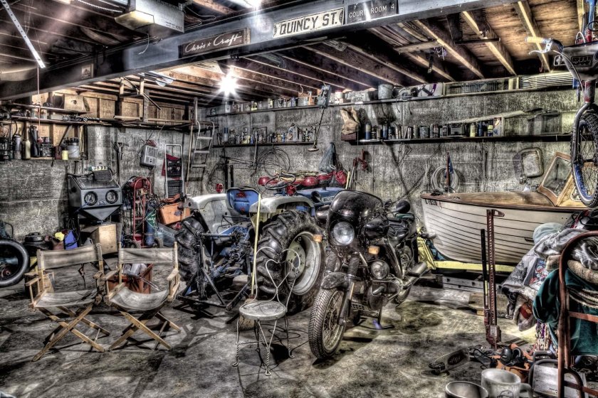 Автомастерская в гараже