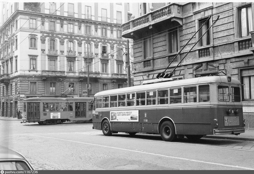 Троллейбус Милана